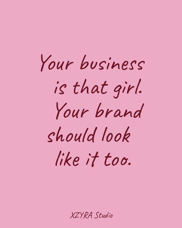 Pink social post: When your brand finally looks like that girl